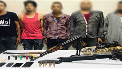 تفاصيل ضبط 5 تجار مخدرات بالشرقية