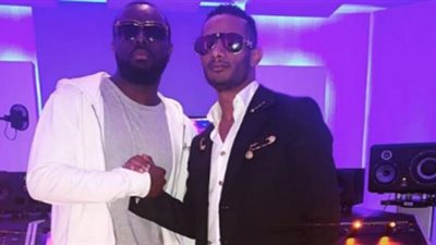 محمد رمضان يروج لكليب جديد مع العالمي “جيمس” (صورة)