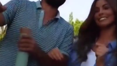 شاهد.. كواليس تصوير مي سليم وتوني ماهر في مسلسل بأثر رجعي (فيديو)