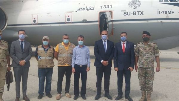 طائرة مساعدات مصرية