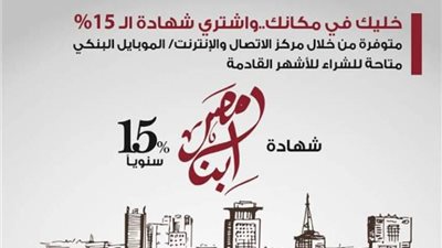 بنك مصر ينفي وقف طرح شهادات “ابن مصر” ذات العائد 15%
