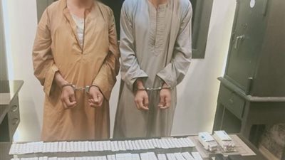 ضبط ألف قرص مخدر بحوزة عامل في المنيا