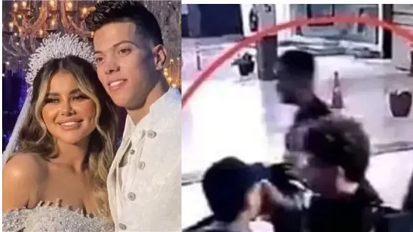 إمام عاشور وزوجته