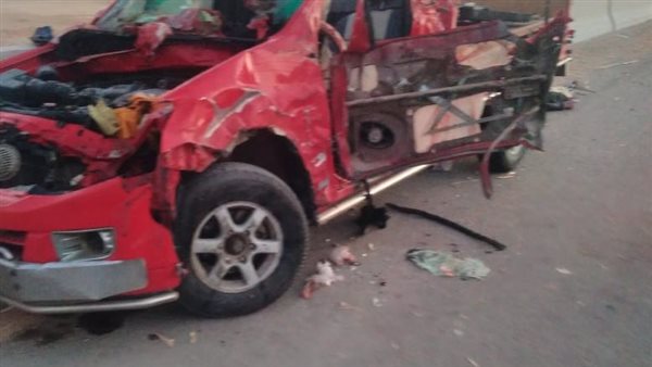 حادث على صحراوي أسيوط