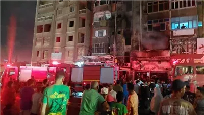 صادر له قرار بسرعة الإزالة.. تفاصيل جديدة في حريق مبنى الورديان بالإسكندرية