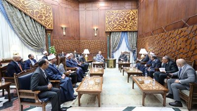 شيخ الأزهر يستقبل وزيري الري والأوقاف لمناقشة سبل رفع الوعي بأهمية ترشيد المياه