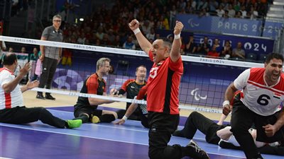 منتخب الطائرة جلوس يحصد الميدالية البرونزية في باريس 2024