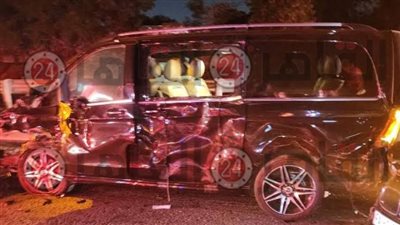 أول صورة لسيارة المخرج محمد سامي بعد تعرضه لحادث في أكتوبر 