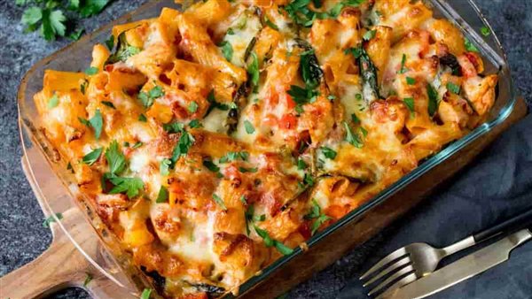 طريقة عمل طاجن المكرونة