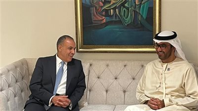 وزير الخارجية يلتقي بوزير الصناعة والتكنولوجيا المتقدمة الإماراتي