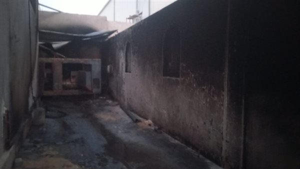 جانب من الحريق 