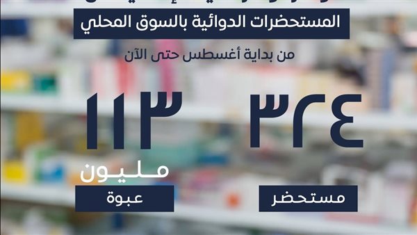 كميات الأدوية المتوفرة