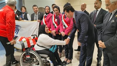 مصر للطيران تستقبل أبطال مصر المشاركين في دورة الألعاب البارالمبية باريس 2024