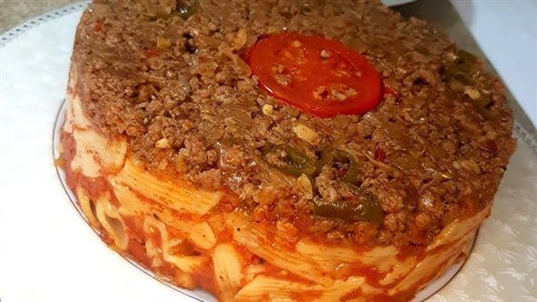 طريقة عمل طاجن مكرونة