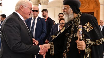 الرئيس الألماني يلتقي البابا تواضروس: التوسع في التعاون في مجال التعليم الفني