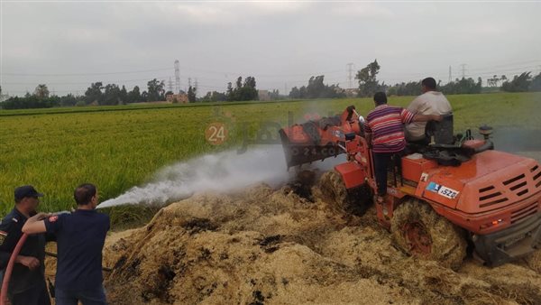 جانب من الحريق