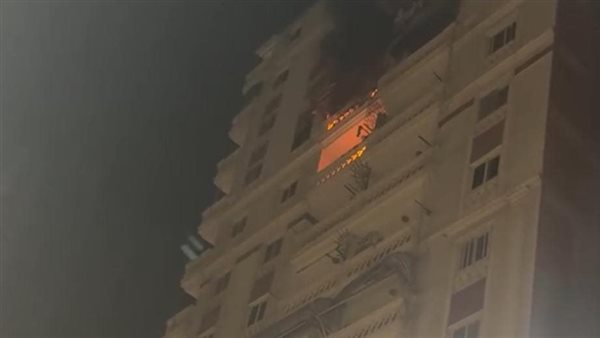 جانب من الحريق