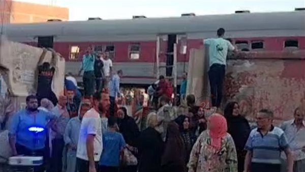 تصادم قطارين بمدينة