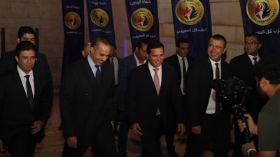 حزب حماة الوطن ينظم حفل جوائز الفائزين بالموسم الأول من مسابقة التميز التنظيمي واحتفالية المولد النبوي