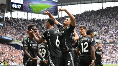 بعد الفوز على توتنهام.. رقم مميز لـ أرسنال في الدوري الإنجليزي الممتاز