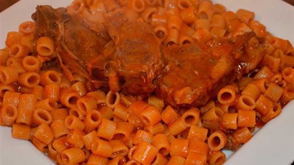 المكرونة المبكبكة