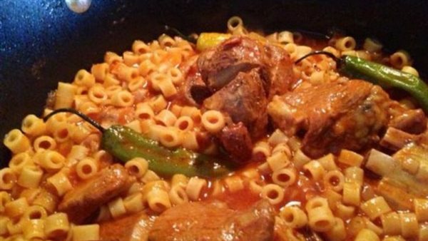 طريقة عمل طاجن مكرونة