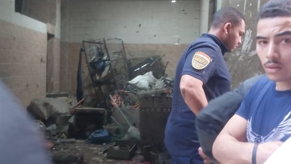 جانب من الحادث 