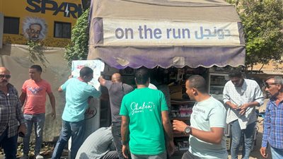 رفع 900 حالة إشغال وتعدٍ على الطريق العام بعدة مناطق في الجيزة