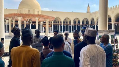 أكاديمية الأزهر تنظم زيارة ميدانية للدعاة الوافدين للمواقع الأثرية في منطقة الفسطاط