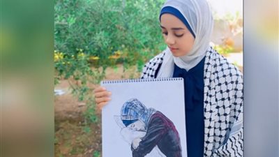 بالفرشاة والألوان.. رسامة فلسطينية توثق مشاهد الحرب: أحاول أن أوصل رسالتي للعالم