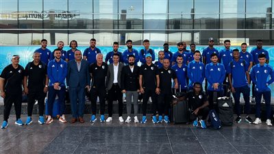  بعثة الهلال الليبي تصل إلى مطار برج العرب استعدادًا لمواجهة المصري في الكونفدرالية