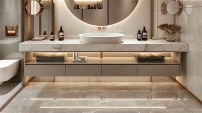 تصميمات سيراميك حمامات.. كيف تجعل حمامك يبدو واسعا؟