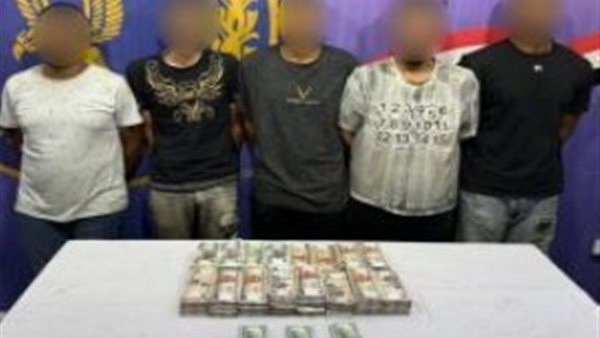 المتهمين والمضبوطات