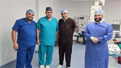 فريق جراحي بمستشفى كفر شكر يستأصل طحال متضخم من جسد شاب