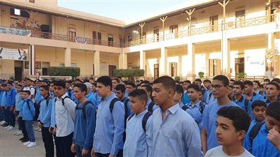 بدء العام الدراسي بعدد من مدارس المنوفية