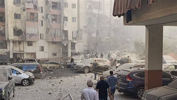 المبنى المستهدف في