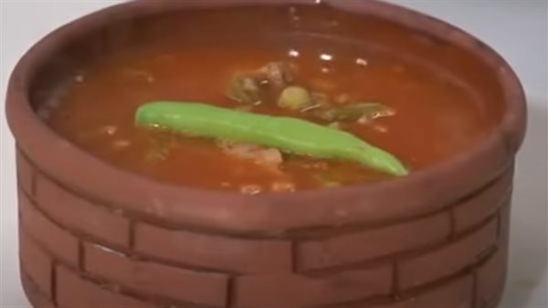 طاجن بامية باللحمة