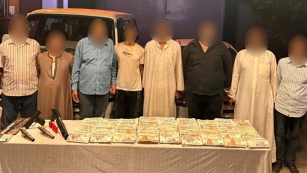 المتهمين والمضبوطات