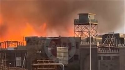 بدأ من القهوة.. كواليس اندلاع حريق في الحي الشعبي بمدينة الإنتاج الإعلامي 