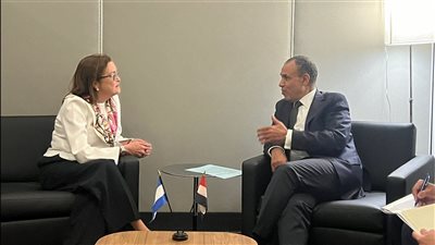 وزير الخارجية والهجرة وشئون المصريين بالخارج يلتقي مع نظيرته السلفادورية