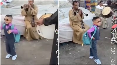 زفة بلدي أول يوم مدرسة.. طالب يتصدر التريند بسبب احتفال عائلته به في بداية الدراسة