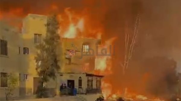 حريق مدينة الإنتاج