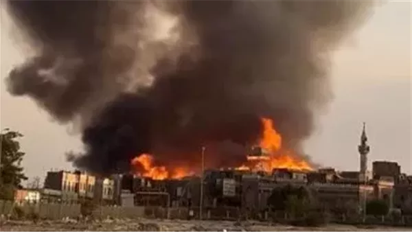 حريق مدينة الانتاج