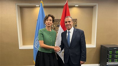 وزير الخارجية يشيد بالتعاون بين مصر واليونسكو في مجال حماية التراث