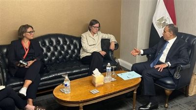 وزير الخارجية يلتقي رئيسة اللجنة الدولية للصليب الأحمر