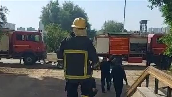 حريق محدود بجامعة