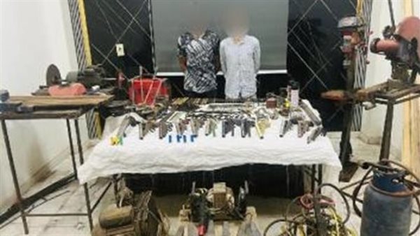 المتهمين والمضبوطات