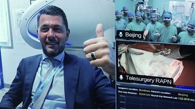 الطبيب بفرنسا والمريض في الصين.. نجاح تاريخي في إجراء عملية استئصال كلى عبر القارات