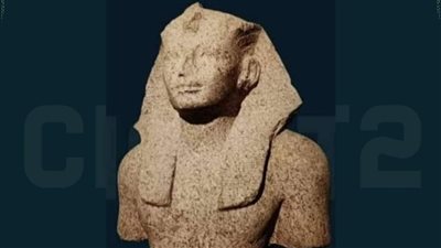 متحف مطار القاهرة الدولي يعرض تمثالا من الجرانيت للملك تحتمس الثالث
