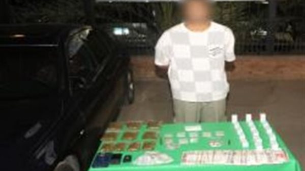 المتهم والمضبوطات